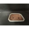 Maceta rectangular 21x16x5.8cm.
