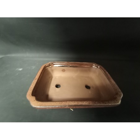 Maceta rectangular 31.5x25x8cm.