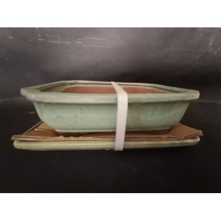 Maceta rectangular 27x21x7cm.