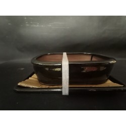 Maceta rectangular 21x16x5.5cm.