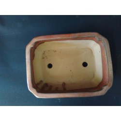 Maceta rectangular 21x16x5.8cm.