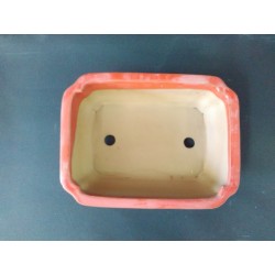 Maceta rectangular 21x16x5.8cm.