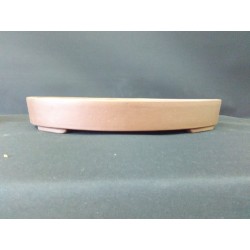 Maceta ovalada 33x24.5x4.5cm.
