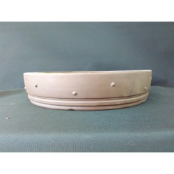 Maceta redonda 32x7cm.