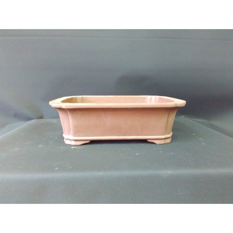 Maceta rectangular 30x24.5x9cm.