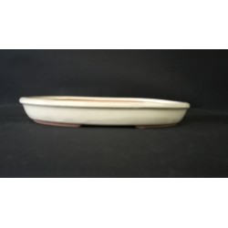 Maceta ovalada 26x17.5x3.5cm.