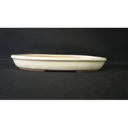 Maceta ovalada 26x17.5x3.5cm.