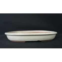 Maceta ovalada 30.5x20.5x4.5cm.