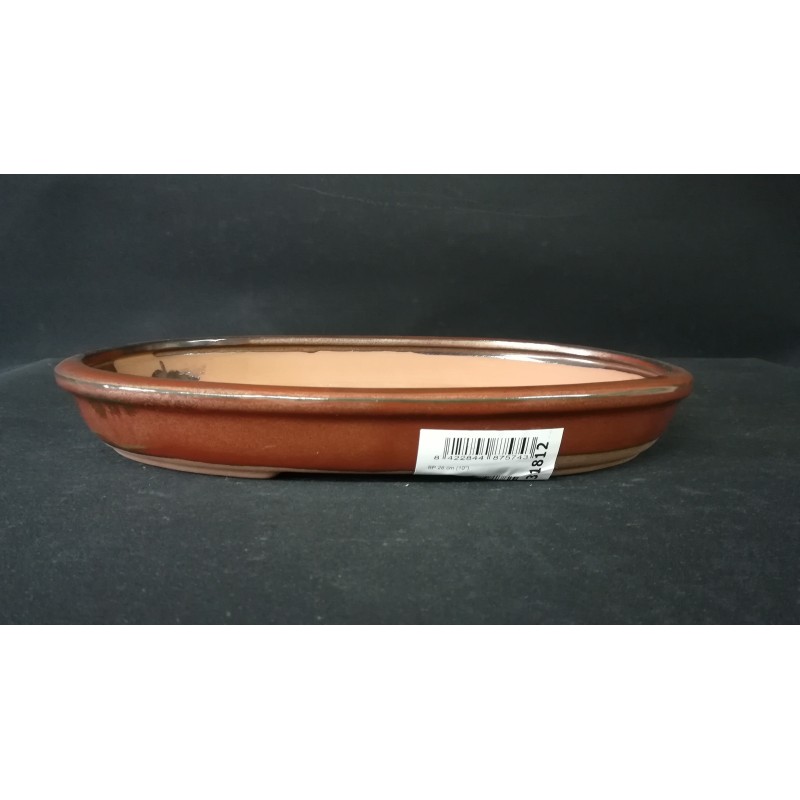 Maceta ovalada 25x17.5x4cm.