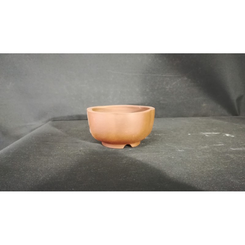 Maceta redonda/flor 10.5x5.5cm.