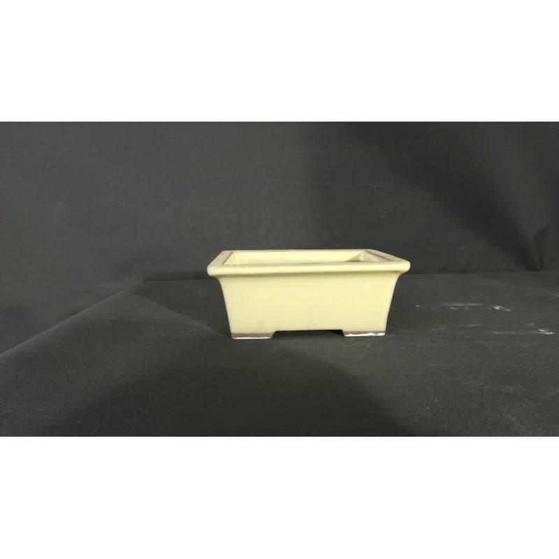 Maceta japonesa rectangular 13.6x10.7x5.4cm