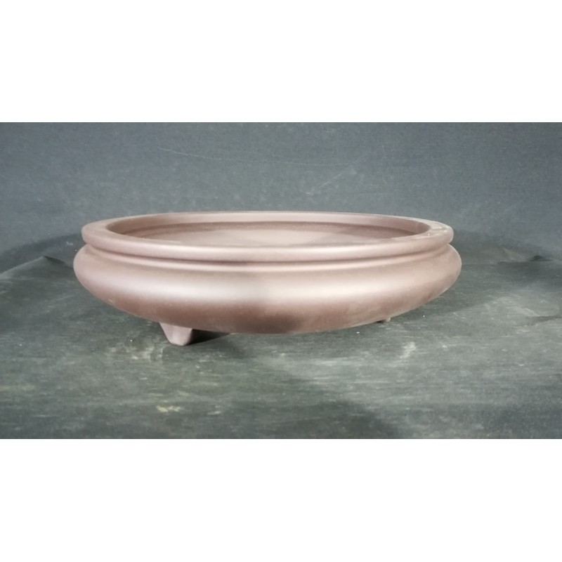 Maceta redonda 24x6.5cm.