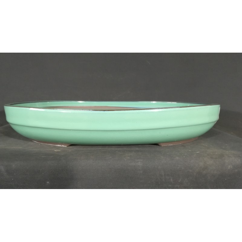 Maceta japonesa ovalada 46.5x35.5x7cm.