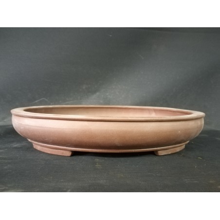 Maceta japonesa ovalada 34.5x28x5.5cm