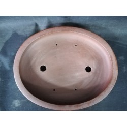 Maceta japonesa ovalada 34.5x28x5.5cm