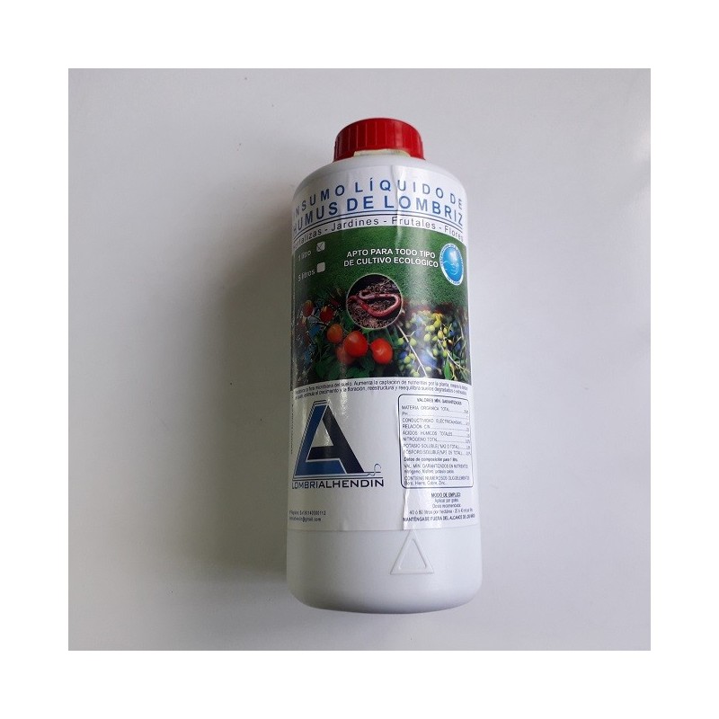 Humus de lombriz liquido