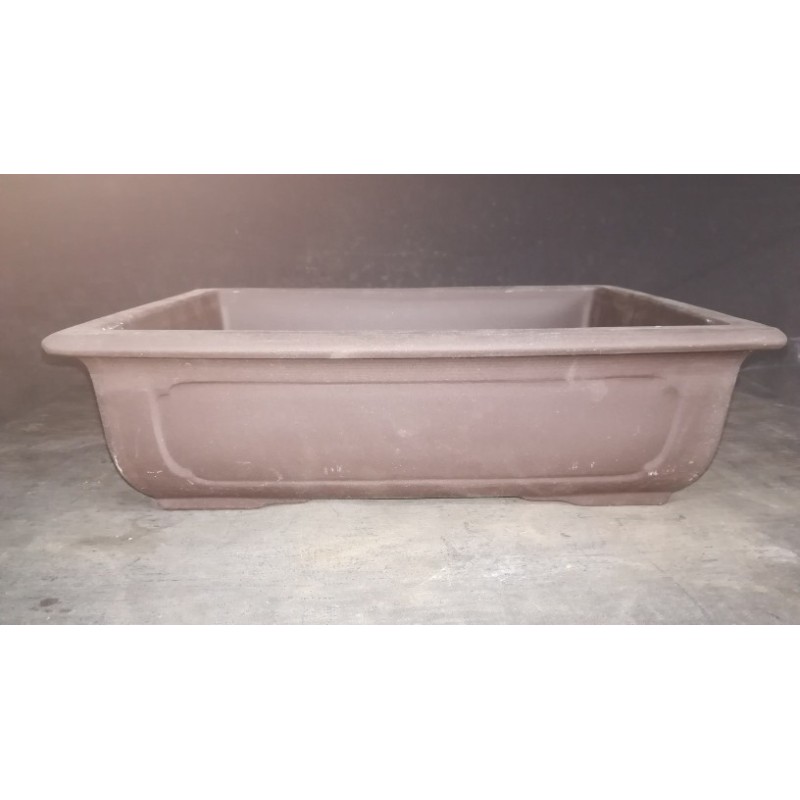 Maceta rectangular 31,5x24x9 cm.