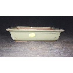 Maceta rectangular 23,5x17x6cm.