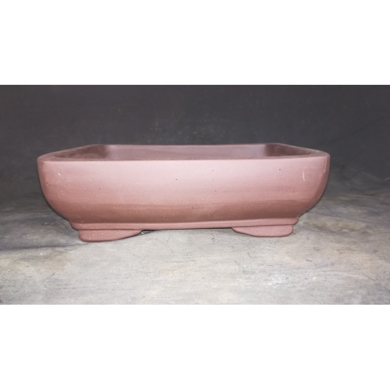 Maceta rectangular 24x18x7cm.