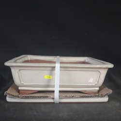 Maceta rectangular 37.5x30x12cm.