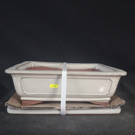 Maceta rectangular 37.5x30x12cm.