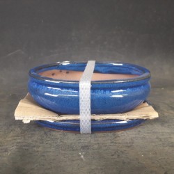 Maceta japonesa ovalada 15.5x12.5x5