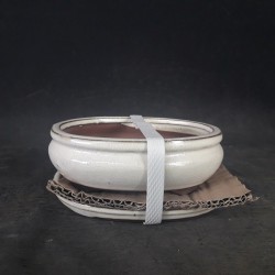 Maceta ovalada 15.5x12.5x5cm.
