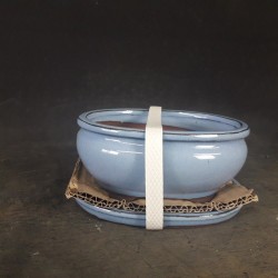 Maceta ovalada 15.5x12x6cm.