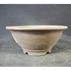Maceta japonesa redonda 23 x 10.5 cm.