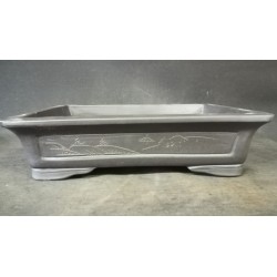 Maceta rectangular de 30cm.