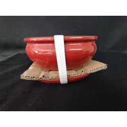Maceta ovalada 15x12x6.5cm.