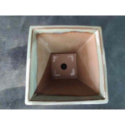 Maceta semi cascada/ cuadrada 13x13x11cm.