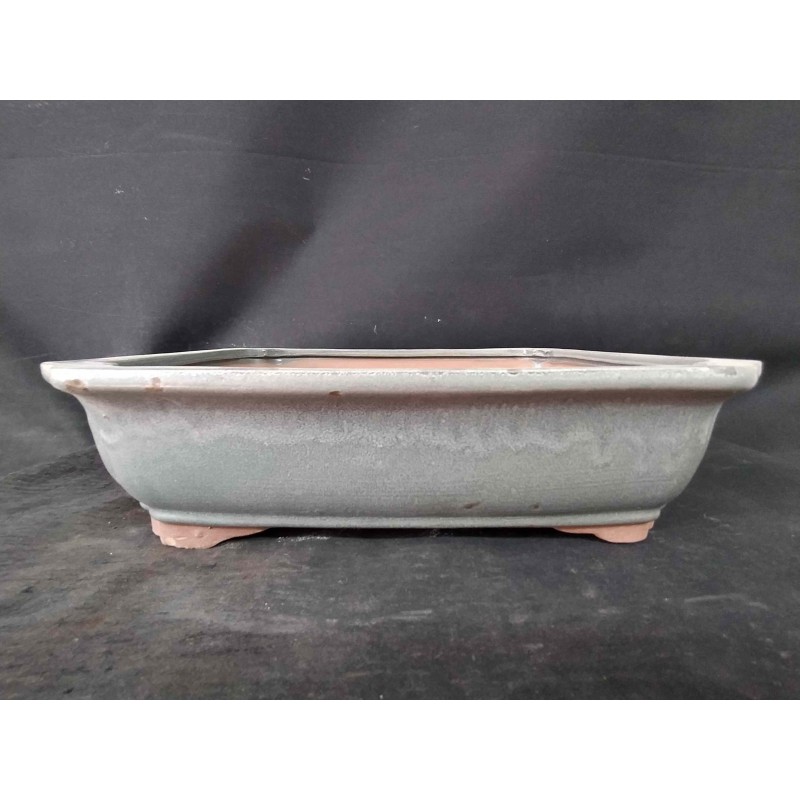 Maceta rectangular 31.5x25x8cm.