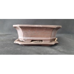 Maceta rectangular 19x14,5x4,5cm