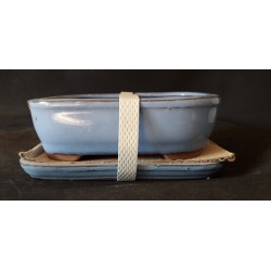 Maceta rectangular 15cm. con plato
