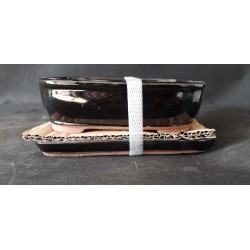 Maceta rectangular 16x12x4.5cm.