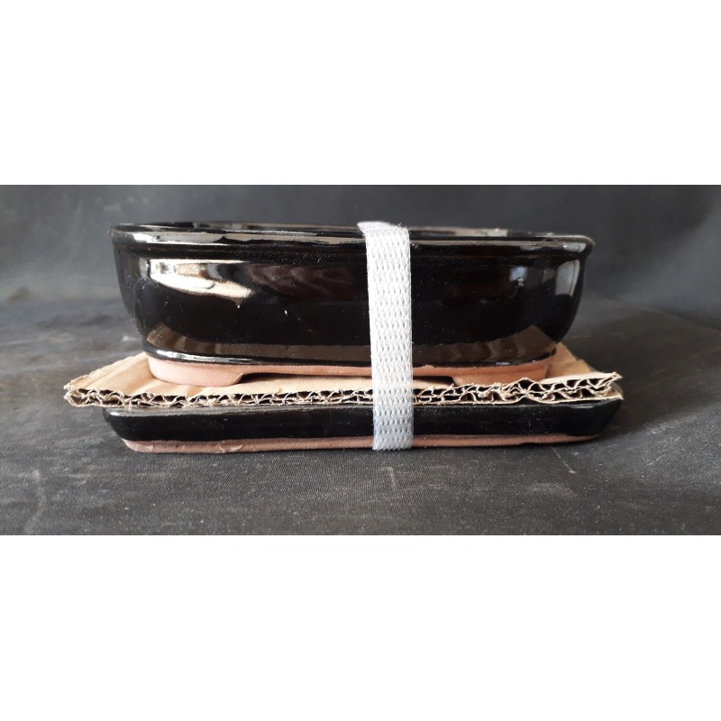 Maceta rectangular 16x12x4.5cm.