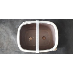 Maceta rectangular 16x12x6.5cm.