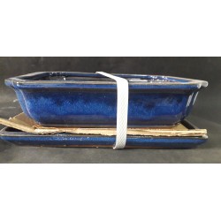 Maceta rectangular 27x21x7cm.