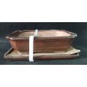 Maceta rectangular 27x21x7cm.