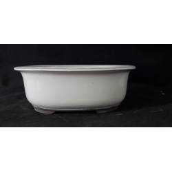 Maceta japonesa ovalada 23.5x19x8cm.