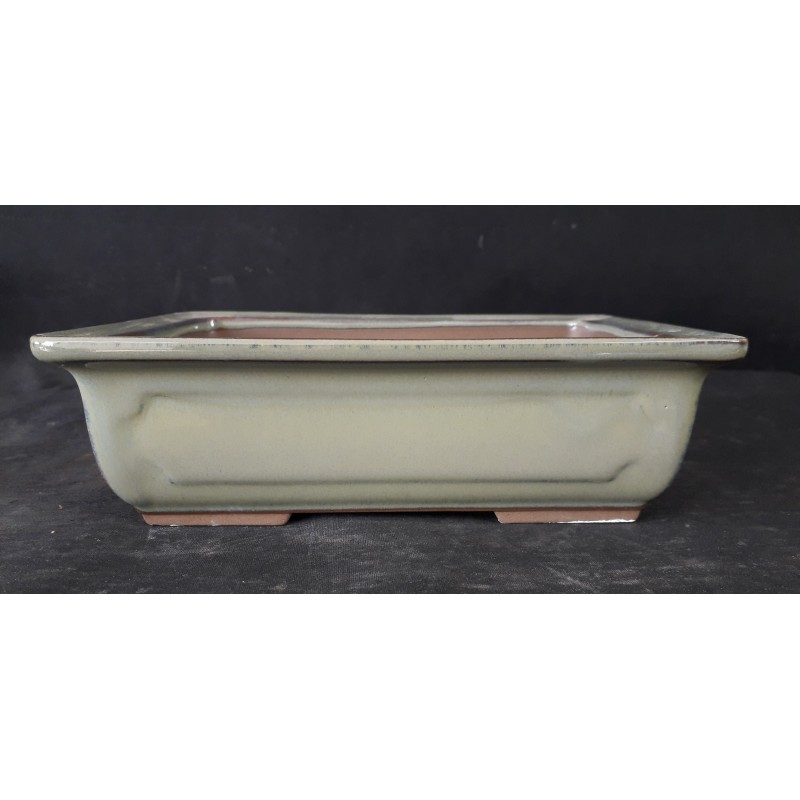 Maceta japonesa rectangular 20x14.5x6cm.