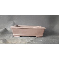 Maceta rectangular 25x18x7.5cm.
